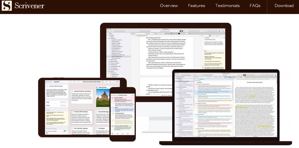 scriviner screenshot